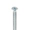 Zoro Select Self-Drilling Screw, #10-16 x 3-1/2 in, Zinc Plated Steel Flat Head Square Drive, 1000 PK 1056KQF - alternate 2